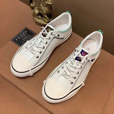 Gucci 2020 Mens Leather Sneakers - 구찌 2020 남성용 레더 스니커즈 GUCS0968,Size(240 - 270),화이트