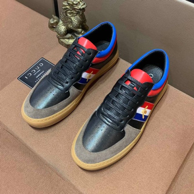 Gucci 2020 Mens Leather Sneakers - 구찌  2020 남성용 레더 스니커즈 GUCS0973,Size(240 - 270),블랙
