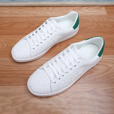 Gucci 2020 Mens Leather Sneakers - 구찌  2020 남성용 레더 스니커즈 GUCS0976,Size(240 - 270),화이트