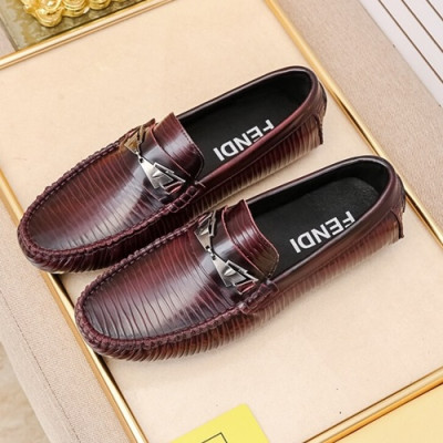 Fendi 2020 Mens Leather Loafer - 펜디 2020 남성용 레더 로퍼 FENS0312,Size(240 - 270).와인