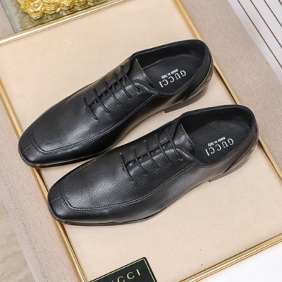 Gucci 2020 Mens Leather Shoes -  구찌 2020 남성용 레더 슈즈 GUCS0988, Size(240 - 270).블랙