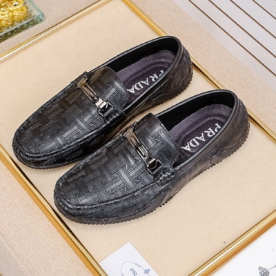 Prada 2020 Mens Leather Loafer - 프라다 2020 남성용 레더 로퍼,PRAS0334,Size(240 - 270).블랙