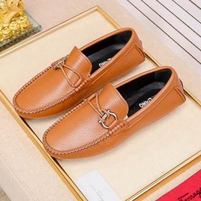 Ferragamo  2020 Mens Leather Loafer - 페라가모 2020 남성용 레더 로퍼 FGMS0325,Size(240 - 270).오렌지브라운