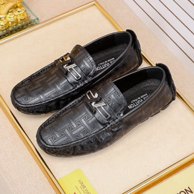 Louis Vuitton 2020 Mens Leather Loafer - 루이비통 2020 남성용 레더 로퍼 LOUS0915,Size(240 - 270).블랙