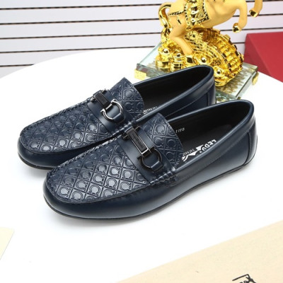 Ferragamo  2020 Mens Leather Loafer - 페라가모 2020 남성용 레더 로퍼 FGMS0332,Size(240 - 270).블루