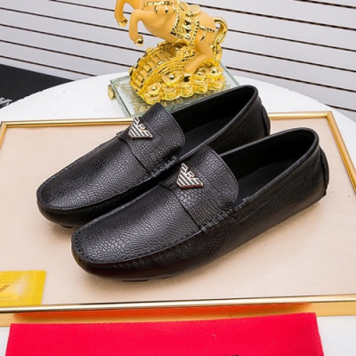 Armani 2020 Mens Leather Loafer - 알마니 2020 남성용 레더 로퍼 ARMS0292.Size (240 - 270).블랙