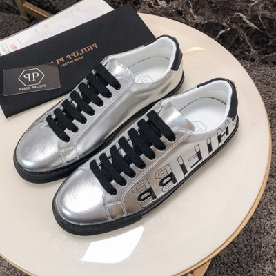 Philipp plein 2020 Mens Leather Sneakers  - 필립플레인 2020 남성용 레더 스니커즈 PPS0218,Size(240 - 270).실버
