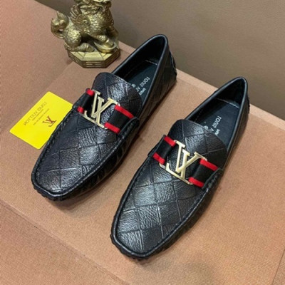 Louis Vuitton 2020 Mens Leather Loafer - 루이비통 2020 남성용 레더 로퍼 LOUS0933,Size(240 - 270).블랙