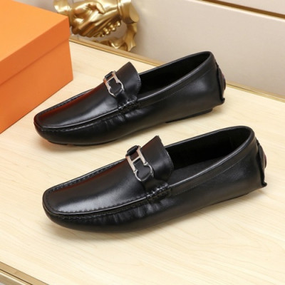 Hermes 2020 Mens Leather Loafer - 에르메스 2020 남성용 레더 로퍼 HERS0305,Size(240 - 270).블랙