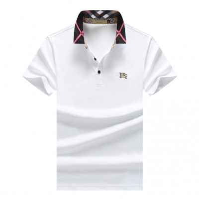 [버버리]Burberry 2020 Mens Logo Cotton Polo Short Sleeved Tshirts - 버버리 2020 남성 로고 코튼 폴로 반팔티 Bur02290x.Size(m - 3xl).화이트