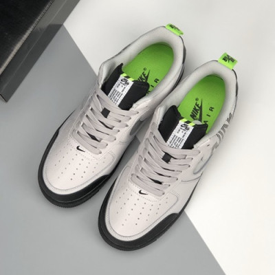 Nike 2020  Air Force 1 Mm / Wm Leather Sneakers - 나이키 2020 에어 포스 1 남여공용  레더 스니커즈 , NIKS0292.Size(230 - 275),화이트