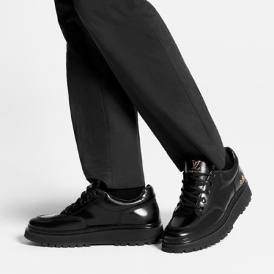 Louis Vuitton 2020 Mens Leather Sneakers - 루이비통 2020 남성용 레더 스니커즈 LOUS0946,Size(245 - 265).블랙