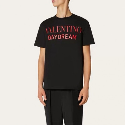 [발렌티노]Valentino 2020 Mens Logo Crew-neck Short Sleeved Tshirts - 발렌티노 2020 남성 로고 크루넥 반팔티 Val0361x.Size(s - xl).블랙