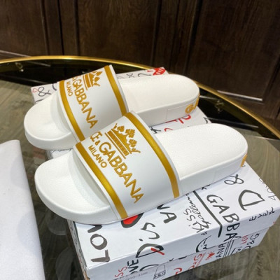 Dolce&Gabbana 2020 Mens Sliiper  - 돌체앤가바나 2020 남성용 슬리퍼 DGS0189,Size(240 - 270),화이트