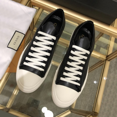 Gucci 2020 Mens Leather Sneakers - 구찌  2020 남성용 레더 스니커즈 GUCS1026,Size(240 - 270),블랙