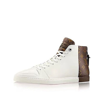 Louis Vuitton 2020 Mens Leather Sneakers - 루이비통 2020 남성용 레더 스니커즈 LOUS0963,Size(240 - 275).화이트