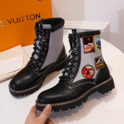 Louis Vuitton 2020 Ladies Leather Boots Sneakers - 루이비통 2020 여성용 레더 부츠 스니커즈 LOUS0996,Size(220 - 250).블랙