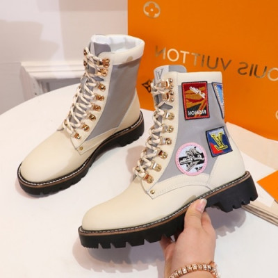 Louis Vuitton 2020 Ladies Leather Boots Sneakers - 루이비통 2020 여성용 레더 부츠 스니커즈 LOUS0997,Size(220 - 250).크림