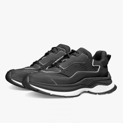 Berluti 2020 Mens Leather Sneakers -  벨루티 2020 남성용 레더 스니커즈 BERTS0074.Size(240 - 270).블랙