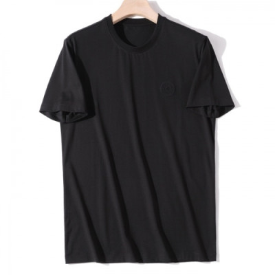 [루이비통]Louis vuitton 2020 Mens Crew-neck Silket Short Sleeved Tshirts - 루이비통 2020 남성 크루넥 실켓 반팔티 Lou01732x.Size(m - 3xl).블랙