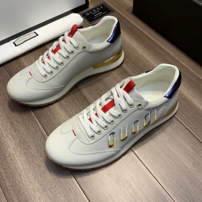 Gucci 2020 Mens Leather Sneakers - 구찌  2020 남성용 레더 스니커즈 GUCS1028,Size(240 - 270),오트밀