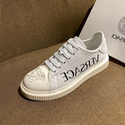 Versace 2020 Mens Leather Sneakers - 베르사체 2020 남성용 레더 스니커즈 VERS0466,Size (240 - 270).화이트