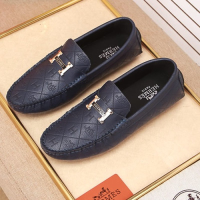 Hermes 2020 Mens Leather Loafer - 에르메스 2020 남성용 레더 로퍼 HERS0312,Size(240 - 275).블루