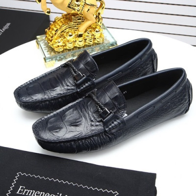 Ermenegildo Zegna  2020 Mens Leather Loafer - 에르메넬질도 제냐 2020 남성용 레더 로퍼 ZEGS0031.Size(240 - 270).네이비