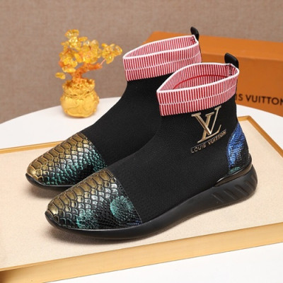Louis Vuitton 2020 Mens Knit Sneakers - 루이비통 2020 남성용 니트 스니커즈 LOUS1016,Size(240 - 270).블랙