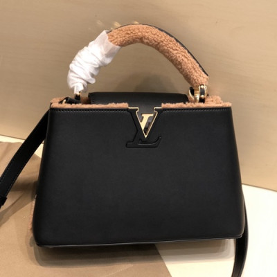 Louis Vuitton 2020 Capucines Leather Tote Shoulder Bag,27/31cm - 루이비통 2020 카푸신 레더 토트 숄더백  M48865,LOUB1940,27/31cm,블랙