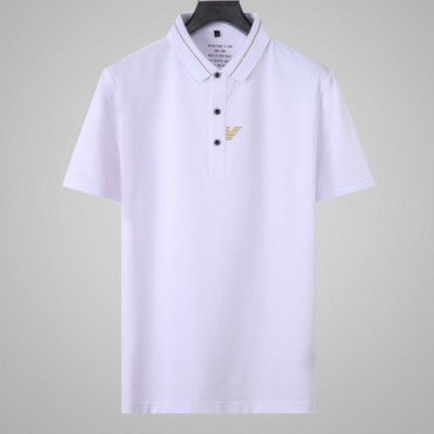 [알마니]Armani 2019 Mens Logo Silket Short Sleeved Tshirts - 알마니 2019 남성 로고 실켓 반팔티 Arm0625x.Size(l - 4xl).화이트