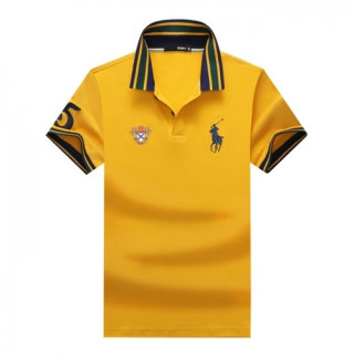 [폴로]Polo 2020 Mens Logo Cotton Polo Short Sleeved Tshirs - 폴로 2020 남성 로고 코튼 폴로 반팔티 Pol0037x.Size(m - 3xl).옐로우
