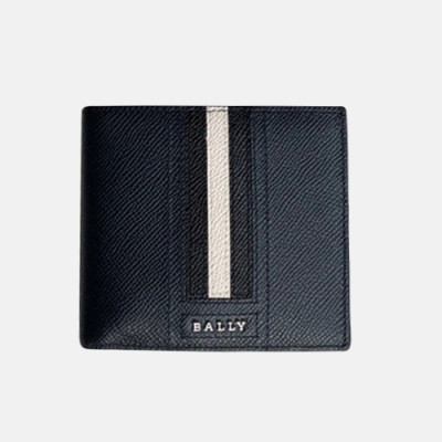 Bally 2020 Mens Leather Wallet - 발리 2020 남성용 레더 반지갑 BALB0066.네이비