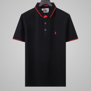 [폴로]Polo 2020 Mens Logo Silket Polo Short Sleeved Tshirs - 폴로 2020 남성 로고 실켓 폴로 반팔티 Pol0040x.Size(l - 4xl).블랙
