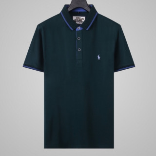 [폴로]Polo 2020 Mens Logo Silket Polo Short Sleeved Tshirs - 폴로 2020 남성 로고 실켓 폴로 반팔티 Pol0041x.Size(l - 4xl).그린
