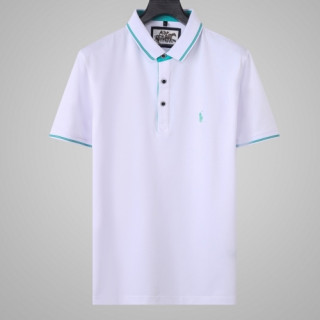 [폴로]Polo 2020 Mens Logo Silket Polo Short Sleeved Tshirs - 폴로 2020 남성 로고 실켓 폴로 반팔티 Pol0042x.Size(l - 4xl).화이트