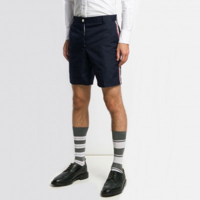 [톰브라운]Thom Browne 2020 Mens Casual Logo Training Short Pants - 톰브라운 남성 캐쥬얼 로고 트레이닝 반바지 Tho0649x.Size(s - 2xl).네이비