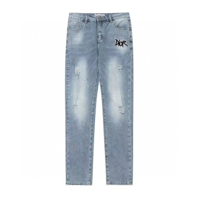 Dior 2022 Mens Casual Denim Jeans - 디올 2022 남성 캐쥬얼 데님 청바지 Dio0041x.Size(29 - 38).블루