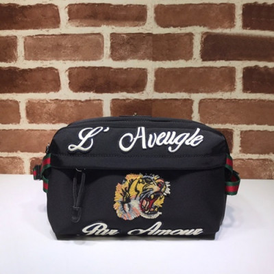 Gucci 2020 Canvas Belt Bag,27CM - 구찌 2020 남여공용 캔버스 벨트백 477085,GUB1000,27CM,블랙