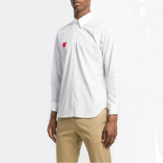 [꼼데가르송]Cdgplay 2020 Mm/Wm Redwafen Cotton Tshirts - 꼼데가르송 남자 레드와펜 커플셔츠(업그레이드버전) Cdg0072x.Size(s - xl).화이트