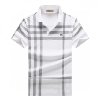 [버버리]Burberry 2020 Mens Logo Cotton Polo Short Sleeved Tshirts - 버버리 2020 남성 로고 코튼 폴로 반팔티 Bur02384x.Size(m - 3xl).화이트