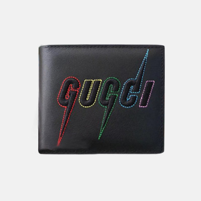 Gucci 2020 Leather Wallet  597674 - 구찌 2020 남여공용 레더 반지갑  GUW0130.Size(11cm).블랙