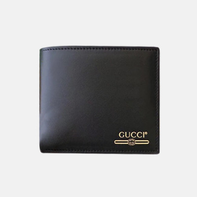 Gucci 2020 Leather Wallet  547585 - 구찌 2020 남여공용 레더 반지갑  GUW0131.Size(11cm).블랙