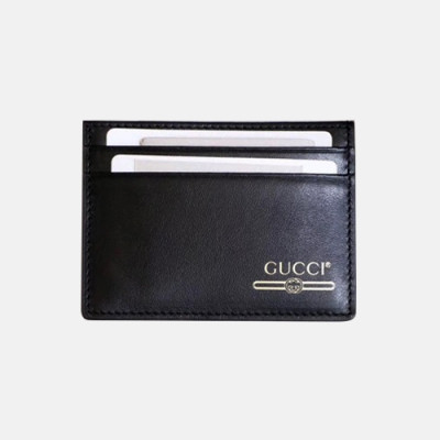 Gucci 2020 Leather Card Purse 547594 - 구찌 2020 남여공용 레더 카드 퍼스 GUW0133.Size(11cm).블랙