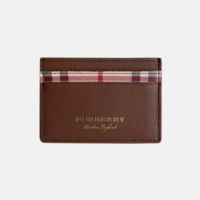 Burberry 2020 Leather Card Purse  - 버버리 2020 남여공용 레더 카드 퍼스 BURW0105.Size(10CM).브라운