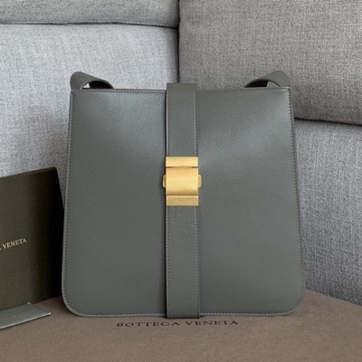 Bottega Veneta 2020 Marie Leather Shoulder Bag,30cm - 보테가 베네타 2020 마리 레더 여성용 숄더백 578344,BVB0529,30cm,그레이