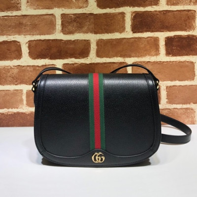 Gucci 2020 Leather Shoulder Bag ,25CM - 구찌 2020 레더 숄더백 601044,GUB1031 ,25cm,블랙