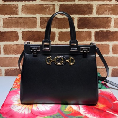 Gucci 2020 Zumi Handle Tote Shoulder Bag,27CM - 구찌 2020 주미 핸들 토트 숄더백 569712,GUB1039,27cm,블랙