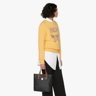 MCM 2020 Anya Tote Shoulder Shopper Bag,29cm - 엠씨엠 2020 여성용 Anya  토트 숄더 쇼퍼백 MCMB0444, 29cm,블랙