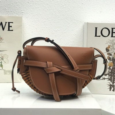 Loewe 2020 Gate Small Shoulder Bag,20CM - 로에베 2020 게이트 스몰 숄더백 ,LOEB0393, 20CM,브라운